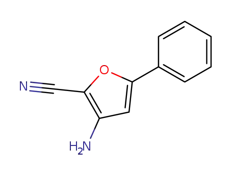 Molecular Structure of 237435-85-7 (3-amino-5-phenylfuran-2-carbonitrile)