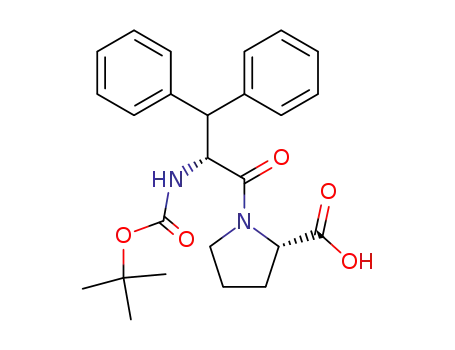 Molecular Structure of 138971-65-0 (BOC-D-DIPHENYLALANINE-L-PROLINE)