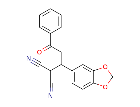 Propanedinitrile, [1-(1,3-benzodioxol-5-yl)-3-oxo-3-phenylpropyl]-