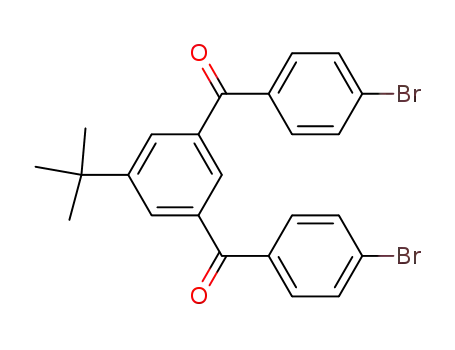 Molecular Structure of 796974-65-7 (1,3-bis(4-bromobenzoyl-5-tert-butyl)benzene)