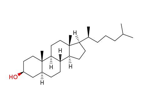 Molecular Structure of 105119-51-5 (Cholestan-3-ol, (3b,5a,20S)-)