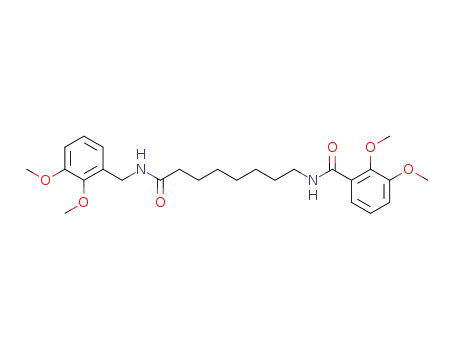 Molecular Structure of 773156-68-6 (<i>N</i>-[7-(2,3-dimethoxy-benzylcarbamoyl)-heptyl]-2,3-dimethoxy-benzamide)