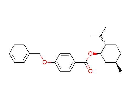 Molecular Structure of 343335-76-2 ((1R,2S,5R)-menthyl 4-benzyloxybenzoate)