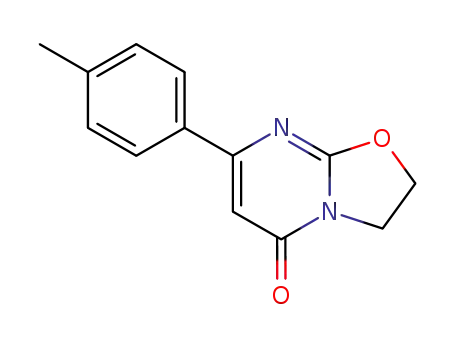 5H-Oxazolo[3,2-a]pyrimidin-5-one, 7-(4-fluorophenyl)-2,3-dihydro-