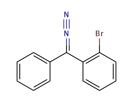 Molecular Structure of 60664-79-1 (Benzene, 1-bromo-2-(diazophenylmethyl)-)