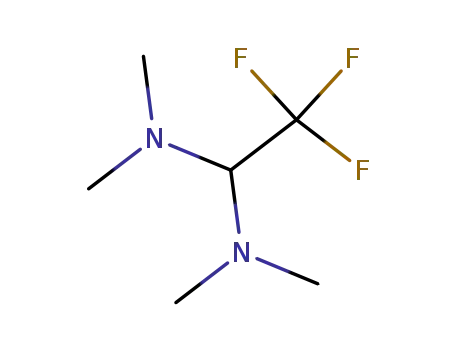Molecular Structure of 188429-64-3 (1,1-BIS(DIMETHYLAMINO)-2,2,2-TRIFLUOROETHANE)
