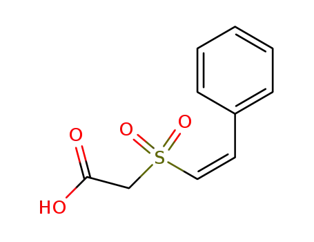 Molecular Structure of 102154-41-6 (2-(STYRYLSULFONYL)ACETIC ACID)