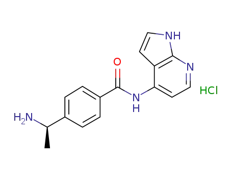 4-[(1R)-1-Aminoethyl]-N-1H-pyrrolo[2,3-b]pyridin-4-ylbenzamide hydrochloride