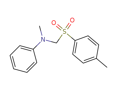 Molecular Structure of 51787-22-5 (Benzenamine, N-methyl-N-[[(4-methylphenyl)sulfonyl]methyl]-)