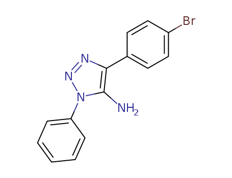 1H-1,2,3-Triazol-5-amine, 4-(4-bromophenyl)-1-phenyl-