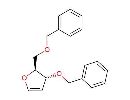 Molecular Structure of 320592-15-2 (1,4-anhydro-3,5-di-O-benzyl-2-deoxy-L-erythro-pent-1-enitol)