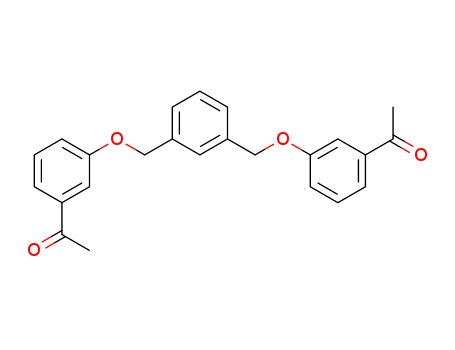 Molecular Structure of 698982-45-5 (Ethanone, 1,1'-[1,3-phenylenebis(methyleneoxy-3,1-phenylene)]bis-)
