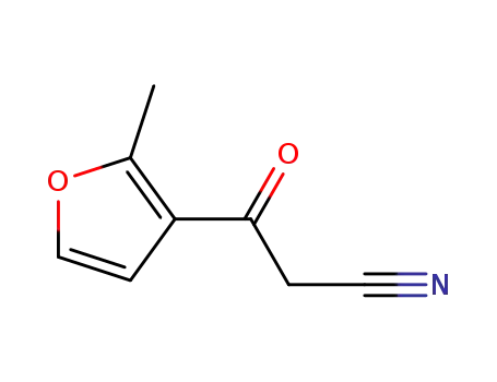 Molecular Structure of 158386-97-1 (3-(2-METHYL-3-FURYL)-3-OXOPROPANENITRILE)