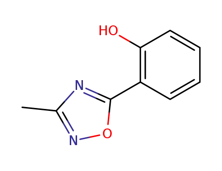 Molecular Structure of 79349-23-8 (5-(2-HYDROXYPHENYL)-3-METHYL-1,2,4-OXADIAZOLE)