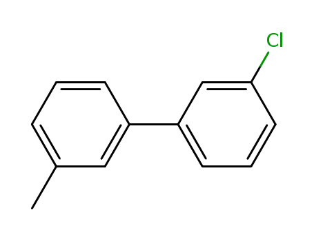 Molecular Structure of 19482-18-9 (1,1'-Biphenyl, 3-chloro-3'-methyl-)