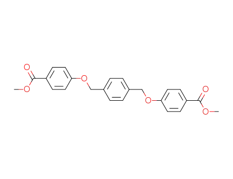 Molecular Structure of 4204-63-1 (Benzoic acid, 4,4'-[1,4-phenylenebis(methyleneoxy)]bis-, dimethyl ester)