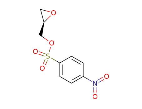 Molecular Structure of 123750-60-7 ((R)-(-)-Glycidyl-4-nitrobenzenesulfonate)