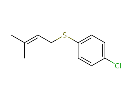 Benzene,1-chloro-4-[(3-methyl-2-buten-1-yl)thio]-