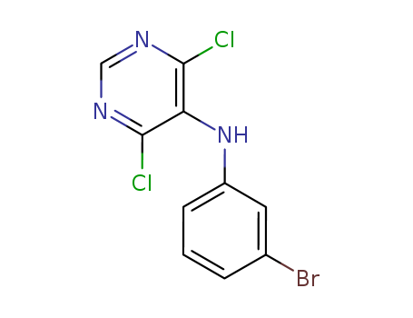 N-(3-BROMOPHENYL)-4,6-DICHLOROPYRIMIDIN-5-AMINE