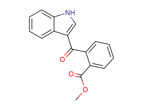 Benzoic acid, 2-(1H-indol-3-ylcarbonyl)-, methyl ester