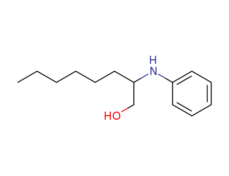 Molecular Structure of 99930-78-6 (1-Octanol, 2-(phenylamino)-)
