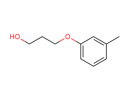 Molecular Structure of 13030-21-2 (1-Propanol, 3-(3-methylphenoxy)-)