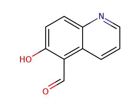 Molecular Structure of 77717-71-6 (5-Quinolinecarboxaldehyde,6-hydroxy-(9CI))