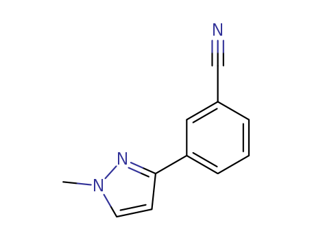 3-(1-Methyl-1H-pyrazol-3-yl)benzonitrile, 95%