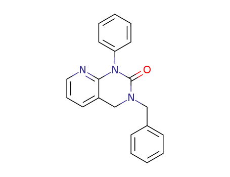 Molecular Structure of 59397-80-7 (Pyrido[2,3-d]pyrimidin-2(1H)-one,
3,4-dihydro-1-phenyl-3-(phenylmethyl)-)