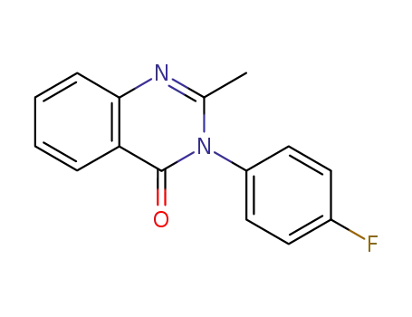 Molecular Structure of 1897-80-9 (3-(p-fluorophenyl)-2-methyl-4(3h)-quinazolinon)