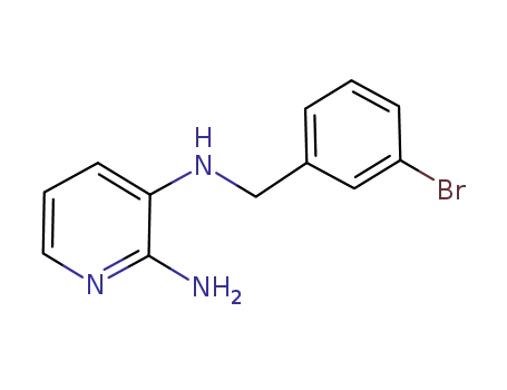Molecular Structure of 934537-52-7 (2-AMINO-3-(3-BROMOBENZYLAMINO)-PYRIDINE)
