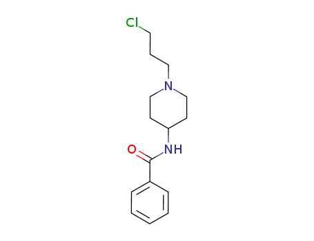 Molecular Structure of 59950-38-8 (Benzamide, N-[1-(3-chloropropyl)-4-piperidinyl]-)