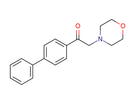 Molecular Structure of 94164-35-9 (1-biphenyl-4-yl-2-morpholin-4-yl-ethanone)