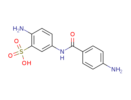 2-amino-5-(4-aminobenzamido)benzenesulfonic acid