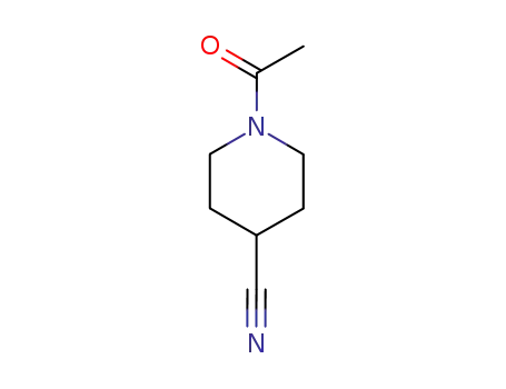 Molecular Structure of 25503-91-7 (1-ACETYLPIPERIDINE-4-CARBONITRILE)