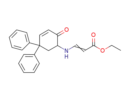 3-(2-oxo-5,5-diphenylcyclohex-3-enylamino)acrylate