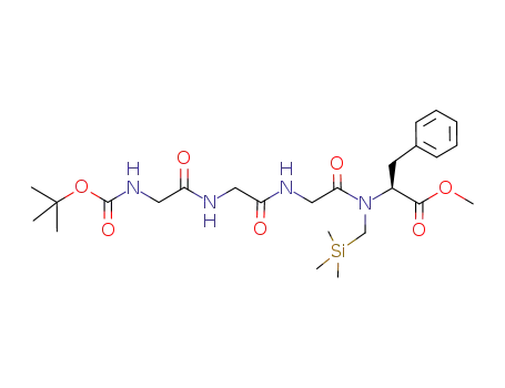 L-Phenylalanine,
N-[(1,1-dimethylethoxy)carbonyl]glycylglycylglycyl-N-[(trimethylsilyl)meth
yl]-, methyl ester