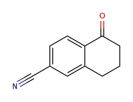 Molecular Structure of 90401-84-6 (6-CYANO-1-TETRALONE)