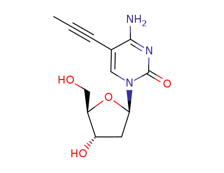 Molecular Structure of 117693-24-0 (5-(1-PROPYNYL)-2'-DEOXYCYTIDINE)