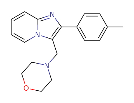 Imidazo(1,2-a]pyridine, 3-(morpholinomethyl)-2-(4-tolyl)-