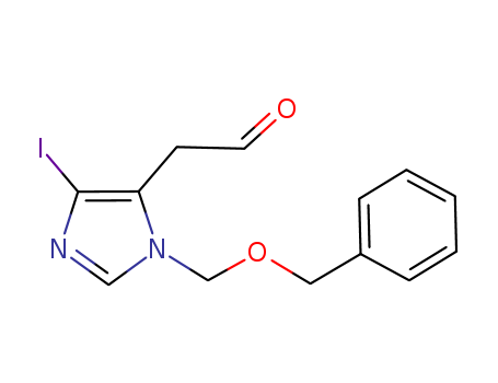 2-(1-(benzyloxymethyl)-4-iodo-1H-imidazol-5-yl)acetaldehyde
