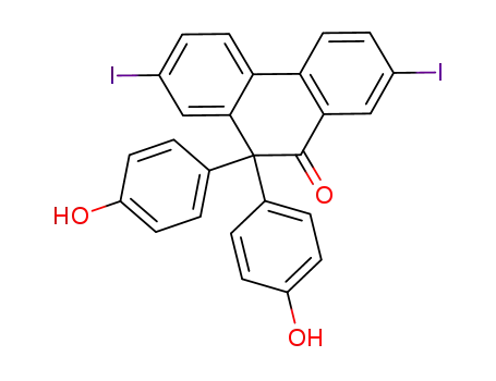 10,10-bis(4-hydroxy-phenyl)-2,7-diiodo-10H-phenanthren-9-one