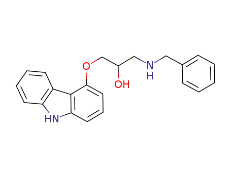 Molecular Structure of 934370-86-2 (1-(9H-carbazol-4-yloxy)-3-phenylmethylamino-2-propanol)
