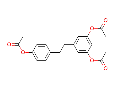 1,3-Benzenediol, 5-[2-[4-(acetyloxy)phenyl]ethyl]-, diacetate