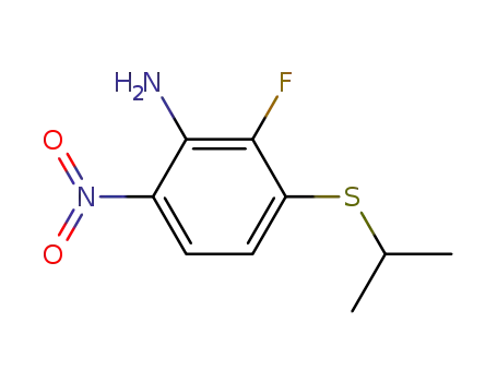 2-fluoro-3-(isopropylsulphanyl)-6-nitroaniline