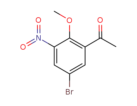 1-(5-bromo-2-methoxy-3-nitrophenyl)-1-ethanone