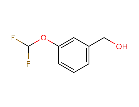 Molecular Structure of 125903-81-3 (3-(DIFLUOROMETHOXY)BENZYL ALCOHOL)