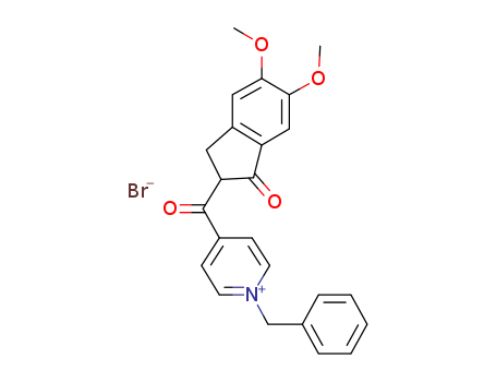 Pyridinium, 4-[(2,3-dihydro-5,6-dimethoxy-1-oxo-1H-inden-2-yl)carbonyl]-1-(phenylmethyl)-, bromide