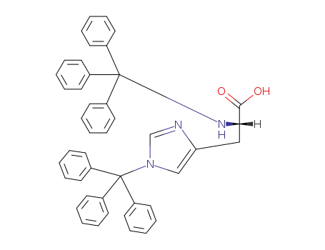Molecular Structure of 74853-62-6 (TRT-HIS(TRT)-OH)