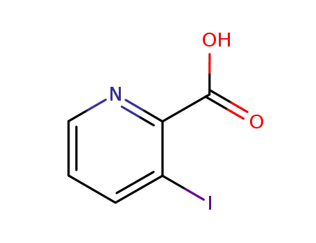 Molecular Structure of 73841-32-4 (3-Iodopyridine-2-carboxylic acid)
